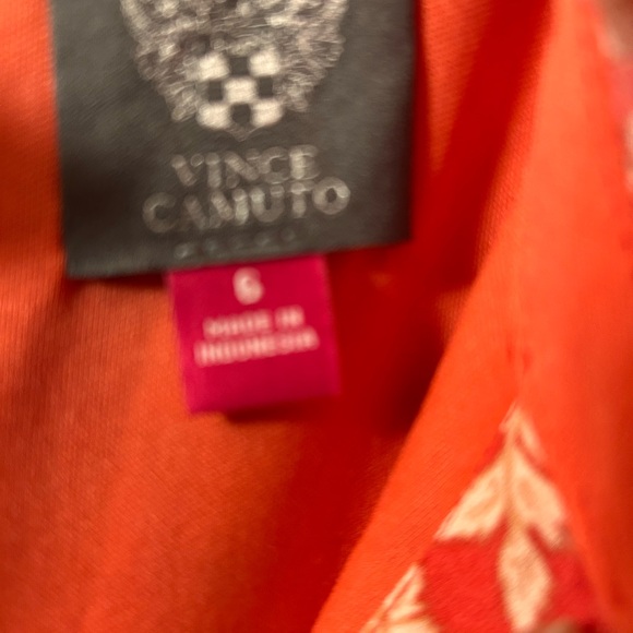 Floral Ruffle Sleeveless Dress Vince Camuto Tie Waist Belt Included NWT - Picture 4 of 6